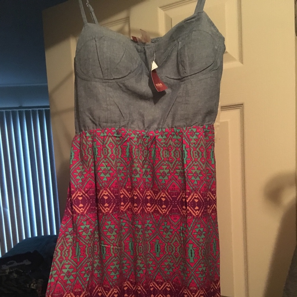 Denim dress